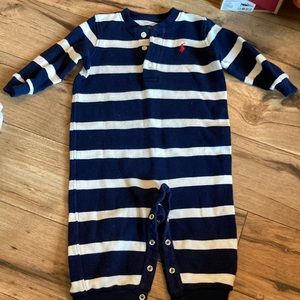 EUC Ralph Lauren waffle knit outfit SZ 9 month